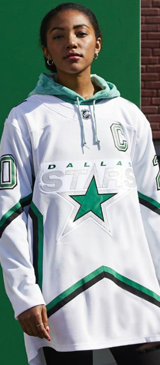 The Dallas Stars Reverse Retro jerseys are not as bad with the full look